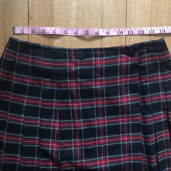 Perfect punk red plaid school kinderwhore skirt - Picture 12 of 14